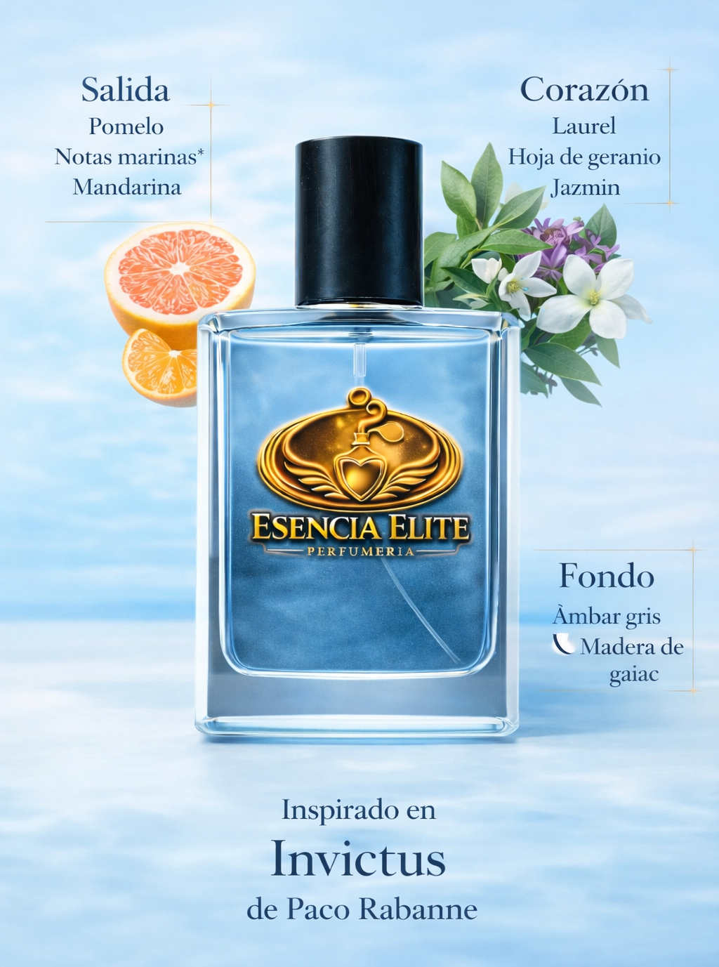 Inspirado en Invictus de Paco Rabanne