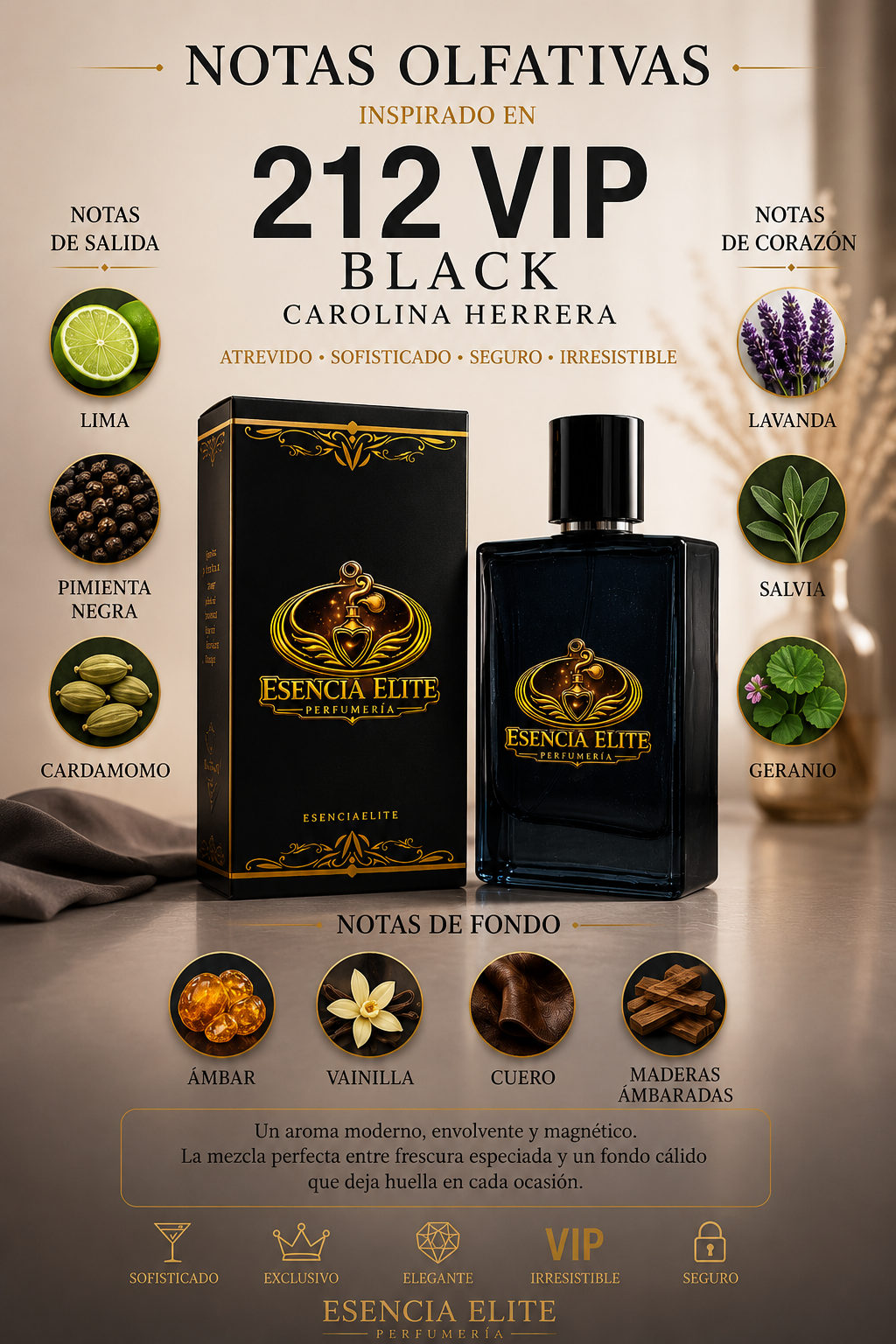 212 VIP Black de Carolina Herrera